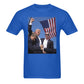 (All Printing) Gildan - Men - Heavy Cotton T-Shirt - 5000(White)(One Side Printing)（Made in USA，Ships to USA Only）Royal Blue